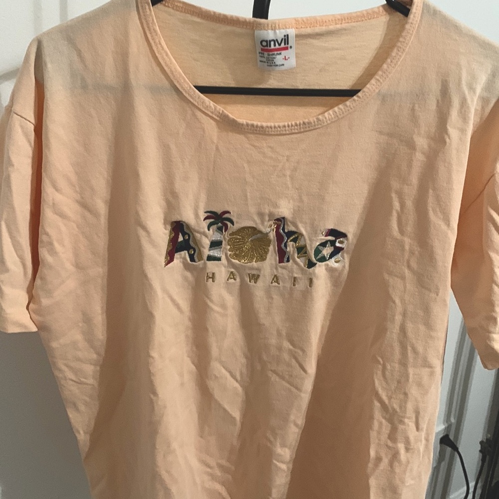 Anvil Pre Shrunk Aloha Hawaii T-Shirt